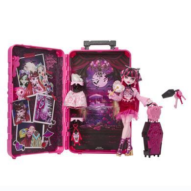 MONSTER HIGH JDR50 Набор-сюрприз "Ужас-секреты Дракулоры" серии "Кошмарные каникулы" Monster High
